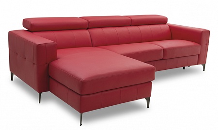 Угловой раскладной диван с оттоманкой и ящиком для белья MUSCARI Vero 1,5SWL-3RFP