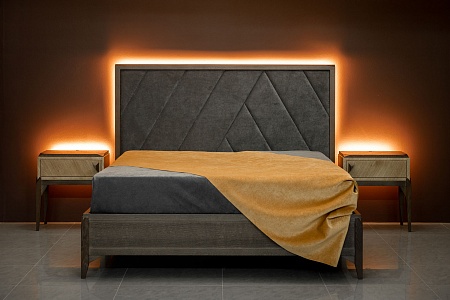 Кровать O_GRANY с подсветкой