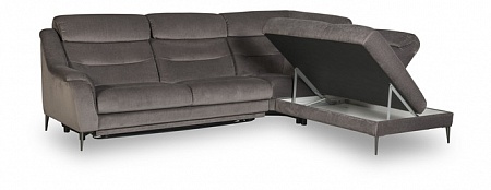 На ножках угловой диван со спальным местом Gladiolus 3RBIL-X90K-1,5STP