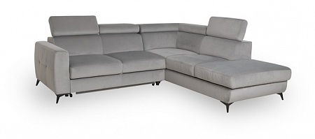 Выкатной угловой раскладной диван с оттоманкой и ящиком для белья Dahlia 2RCL-X90K1STP ver. 2