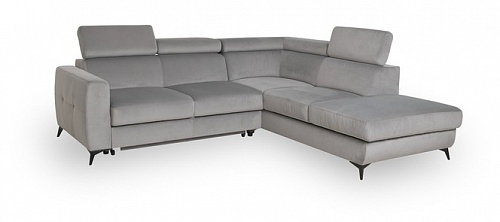 Угловой раскладной диван с оттоманкой и ящиком для белья Dahlia 2RCL-X90K1STP ver. 2
