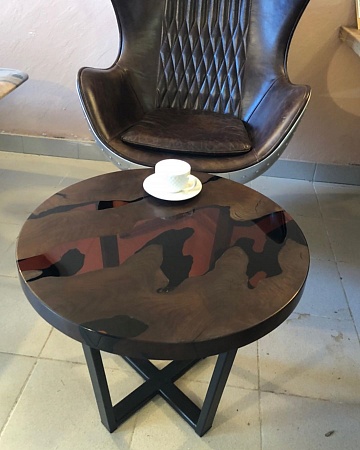 Кофейный столик из термограба