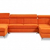 Раскладной диван с двумя оттоманками и ящиками для белья Aloe 1SWL-2RC0-X90K1STP