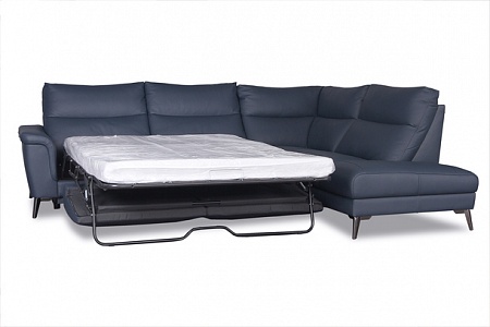 Выдвижной угловой диван со спальным местом и ящиком для белья VERBENA Vero