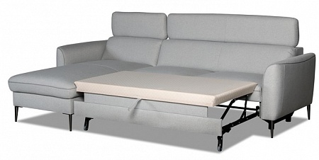 Кожаный угловой диван со спальным местом и ящиком для белья Dianthus 1SWL-2RCP