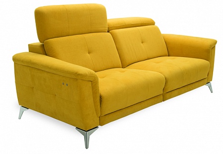Оранжевый трёхместный диван со спальным местом AMARENO Vero