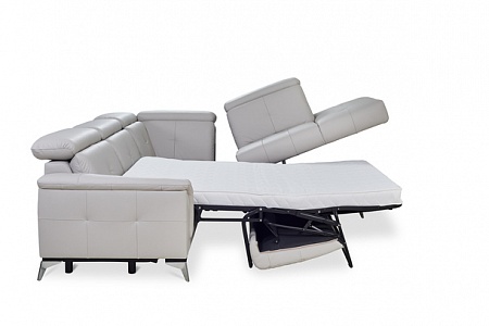 Модульный угловой диван со спальным местом и ящиком для белья AMARENO Vero