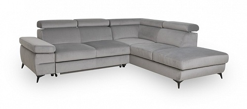 Угловой раскладной диван с оттоманкой и ящиком для белья Dahlia 2RCL-X90K1STP ver. 1