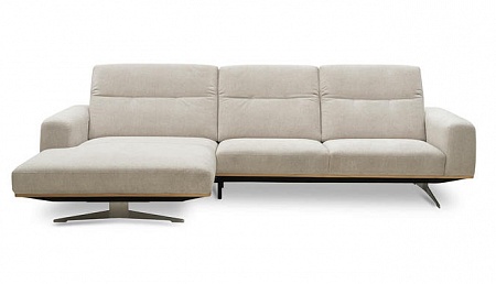 Антивандальный угловой диван с оттоманкой с подлокотником ASTRO Vero