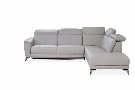 Металлокаркасный угловой диван с реклайнером и ящиком для белья AMARENO Vero