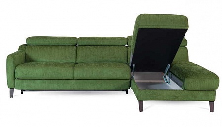 П-образный угловой диван с ящиком TULIPANO Vero