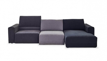 Дизайнерский угловой диван с оттоманкой Avena 1,5NL-1,5N0-1,5NWP