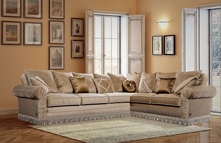 Оранжевый диван Mariatti