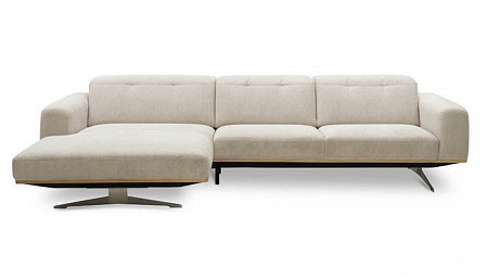 Антивандальный угловой диван с оттоманкой с подлокотником ASTRO Vero